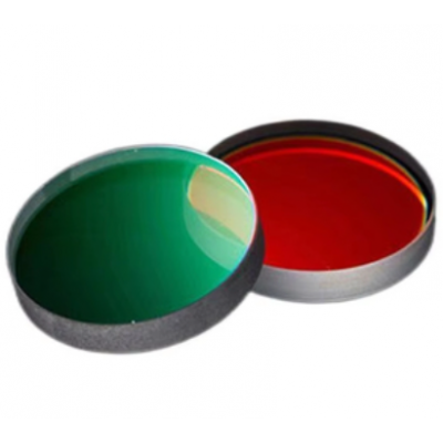 Circular interference-coated short-pass filter